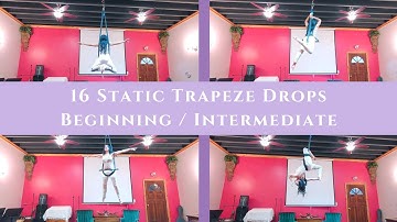 16 Trapeze Drops - Beginner / Intermediate - Butterfly, Front Salto, Catcher