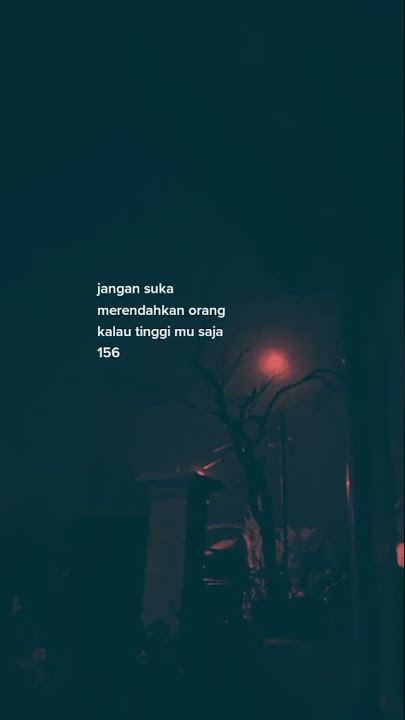 STORY WA | JANGAN SUKA NGERENDAHIN ORANG LAIN KALAU TINGGI MI SAJA 156