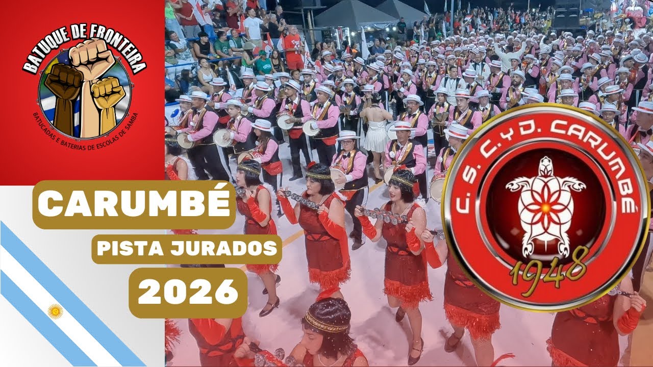 CARUMBÉ 2026 | PISTA - JURADOS - DESFILE 2026 | SAMBA AO VIVO