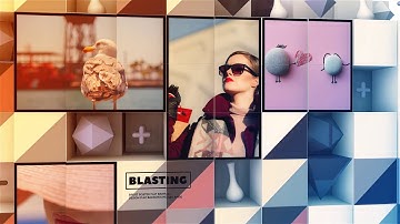 3D Abstract Cube Display - After Effects Template