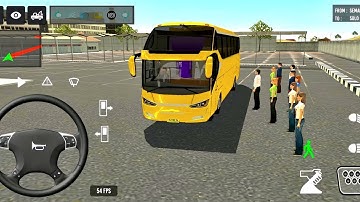 Euro Bus Driving Game PublicTransportation 2024 Indonesia BusSimulator Android Gameplay #3