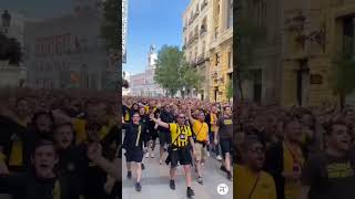 ULTRAS OF DORTMUND IN MADRID🔥 | ATLETICO MADRID AGAINST BORUSSIA DORTMUND