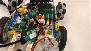 Temperature Sensing LEGO Technic Touch Screen Motor Driving