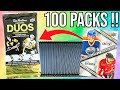 Opening 100 packs of 202324 upper deck tim hortons greatest duos hockey cards rare pulls