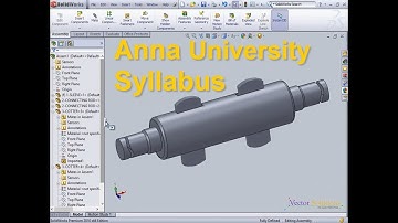 Anna University Syllabus - Sleeve & Cotter Joint in SolidWorks