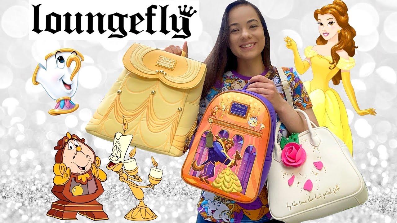 Brutally Honest Review of the 3 Brand New Beauty and the Beast Loungefly  Bags + Wallets! (in-depth) 