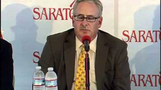 Travers 2010 Post Race Press Conference - Trainer Jimmy Jerkens