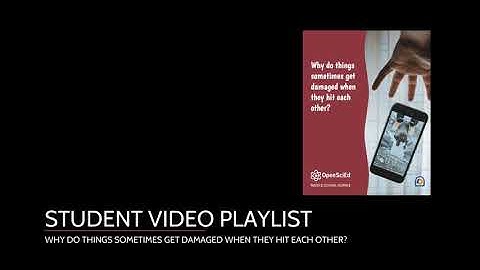 Unit 8.1 Contact Forces Student Playlist Intro