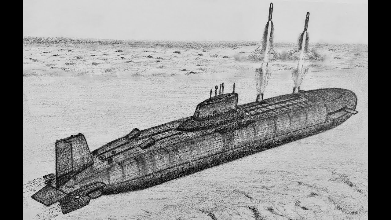 submarine drawing