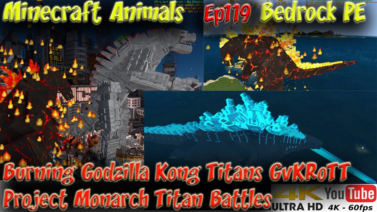 Burning Godzilla Kong Battles GvKRoTT Project Monarch Godzilla Addon ...