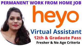 Work From Home Jobs | Heyo MNC | 12th Pass Job | Online Job | Part Time Job | Freelancing work 5LPA