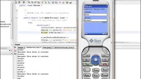 Chat para Celular en JAVA con Sockets p1/2