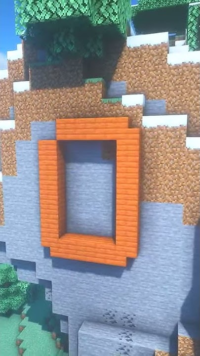 КАК ПОСТРОИТЬ ДОМ В СКАЛЕ В MINECRAFT! #Shorts MINECRAFT ПОСТРОЙКИ ...