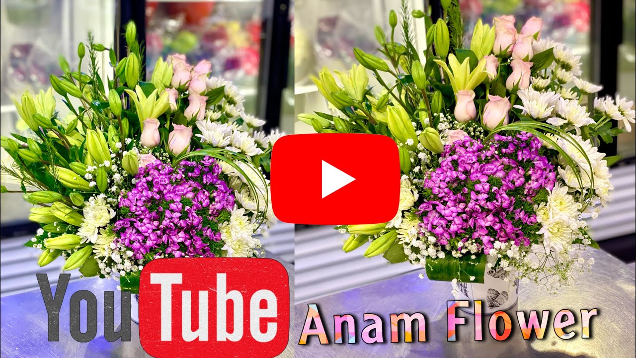 Flower Arranging Tutorial For Beginners / Easy Floral Arranging YouTube