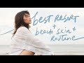 glowing beach skin routine + weekday trip to an award winning resort ✨ | Raiza Contawi