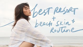 glowing beach skin routine + weekday trip to an award winning resort ✨ | Raiza Contawi