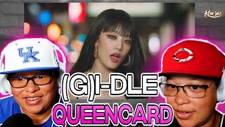 TWINS REACT TO (G)I-DLE 'Queencard' MV #여자아이들 #kpopreaction #gidle