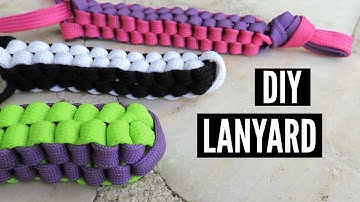 DIY Lanyard Shoe Laces (Square Weave)
