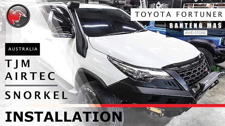 TOYOTA FORTUNER TERJANG BANJIR? INSTALLING TJM AIRTEC SNORKEL AUSTRALIA