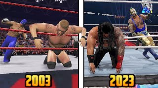 REY MYSTERIO Evolution in WWE Games! (2003 - 2023)