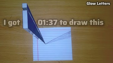 Easy 3d shadow letter I drowing Step by step for beginners 