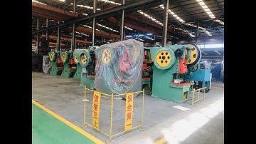 bescomt mechanical power crank press punch machines