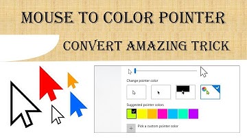 How To Change Mouse Pointer Color and Size in Windows 10 | Mouse Pointer Ka Colour Kaise Change Kare