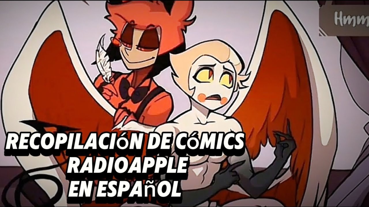 Recopilación de cómics en español #radioapple | Alastor ayuda a lucifer a arreglarse las alas