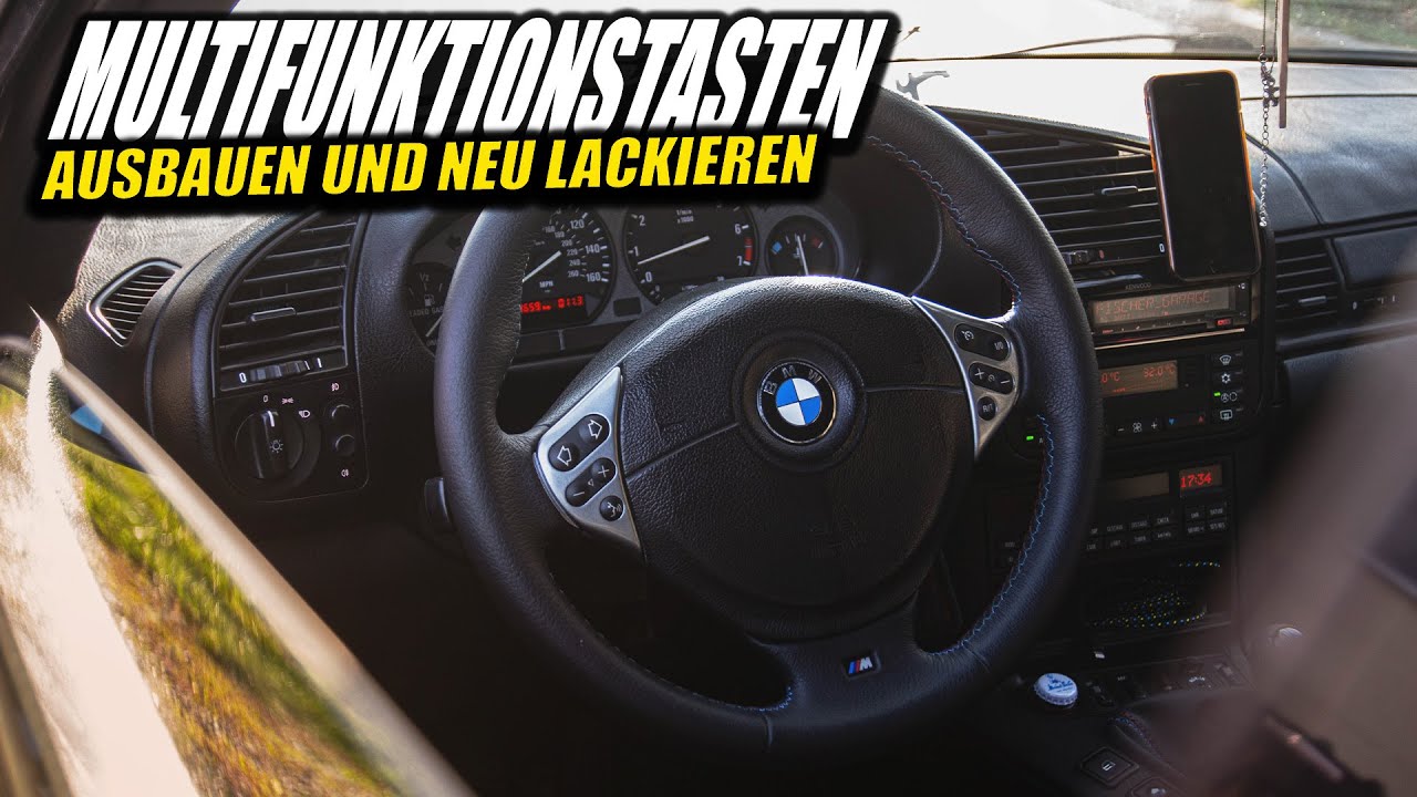 E39 E38 E36  Multifunktionstasten Ausbauen und Neu Lackieren 