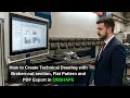 How to Create Technical Drawing with Broken-out section, Flat Pattern and PDF Export in #Onshape