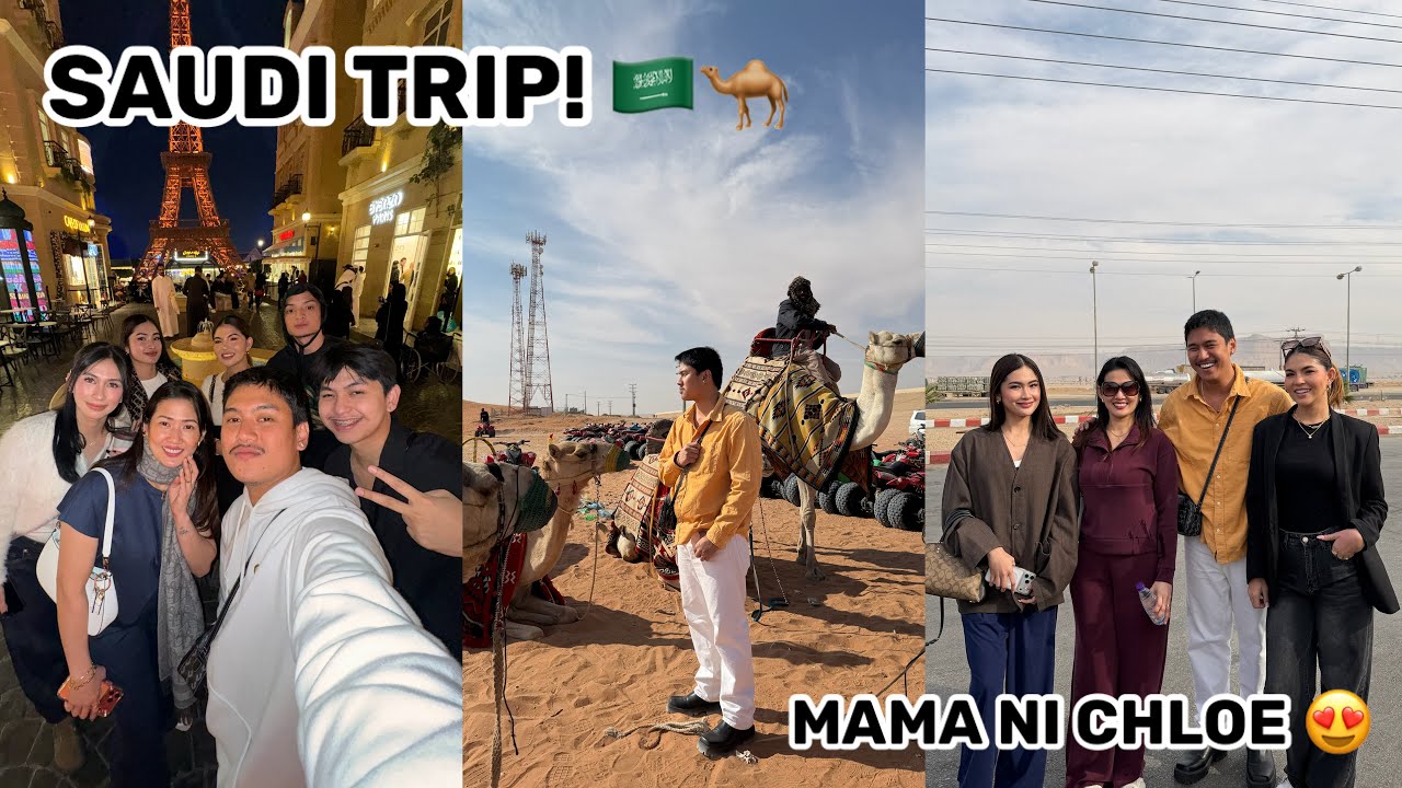 PINUNTAHAN KO MAMA NI CHLOE SA IBANG BANSA! 🇸🇦🐪