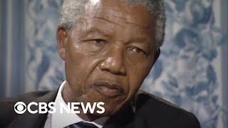 From the archives: Nelson Mandela speaks with Dan Rather ahead of South Africa's 1st free elections