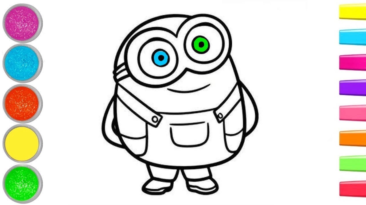 Vampire Minion Drawing, Painting & Coloring | Easy Step by Step Tutorial