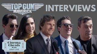 Tom Cruise, Jennifer Connelly, Miles Teller, \& more interviews - Top Gun: Maverick - CinemaChords