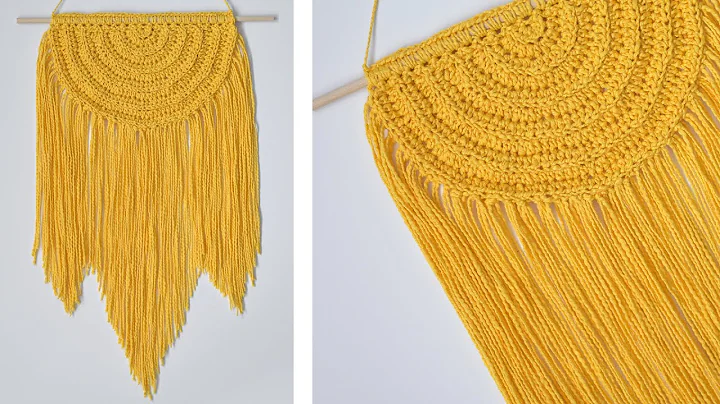 Learn to Crochet a Stunning Sun Wall Hanging