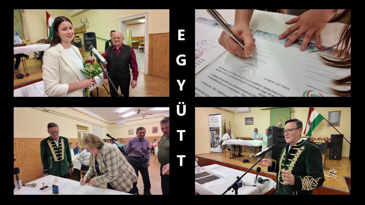 Jedlik Ányos Szikvíz Lovagrend és a Mohácsi Polgárok Olvasóköre Együttműködési szerződés aláírása