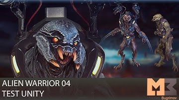 Alien Warrior 04 Test Epic Skeleton In Unity