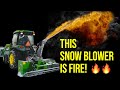 INVERTED SNOWBLOWER! 🙃 NO MORE BACKWARDS BLOWING! 😗💨❄️