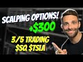 +$300 Day Trading $SQ $TSLA Call Options I How To Day Trade Options I Calls and Puts I Stock Market