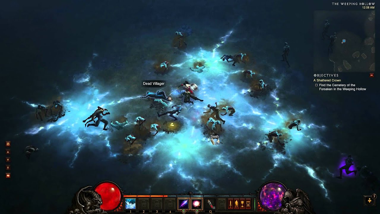 Diablo 3 Wizard Playthrough Pt 2 Normal The Weeping Hollow YouTube