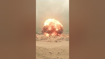 Ghaza Been Nuked | Nuclear Explosion Breakdown in 3D Studio Max #3dsmax