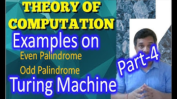 Examples on Turing Machine (Part 4) || Toc ||  Studies Studio
