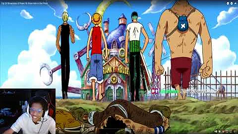 Reacting To Top 20 Showcases of Power By Straw Hats In One Piece