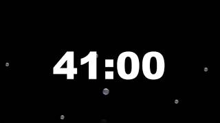 41 Minute Timer with Alarm | Full Screen Minimalist Countdown (HD) – ClockUnit