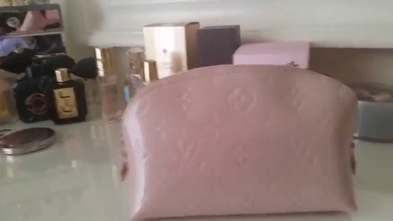 pink louis vuitton makeup bag