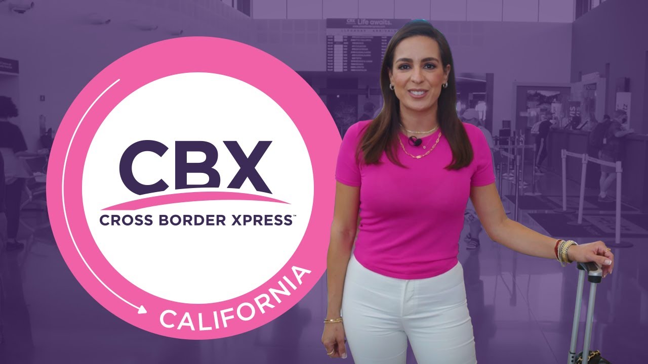 Cruzando del Aeropuerto de Tijuana Hacia San Diego por CBX