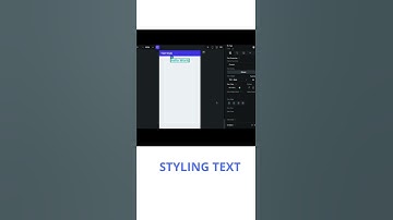 FLUTTERFLOW STYLING TEXT #flutterflow #videotutorial #flutter