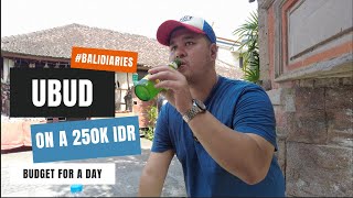 Bali - Ubud on a Budget + What can a $20 (250k IDR) get you in a day in Ubud.