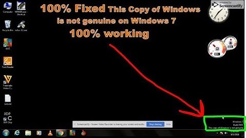 How to fix this Copy of Windows is not genuine on Windows 7. 100% working