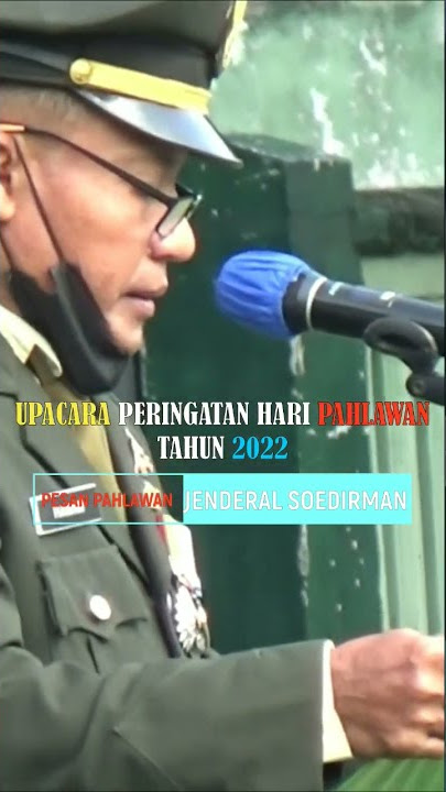 Pesan Pahlawan Nasional 'JENDERAL SOEDIRMAN'